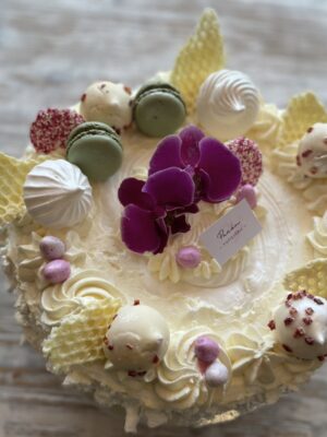 Meringuetaart met Witte Chocolade
